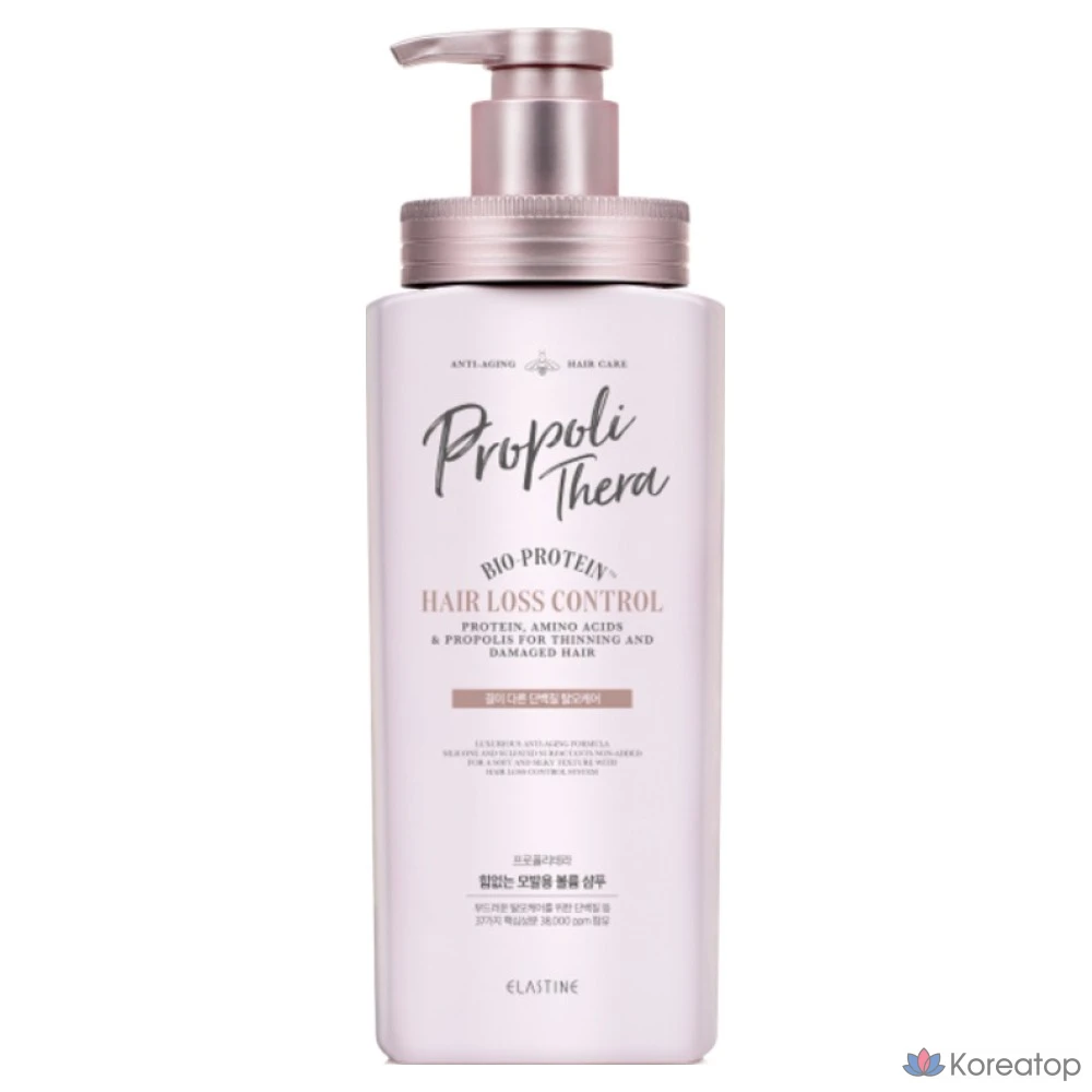Шампунь Elastine Propolithera для контроля выпадения волос и придания объема слабым волосам, 500 мл, 1 шт.