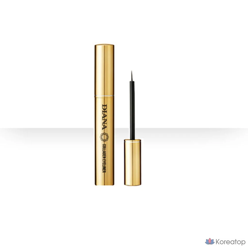 Жидкая подводка для глаз Prorance Diana Collagen, 1 шт., черная.