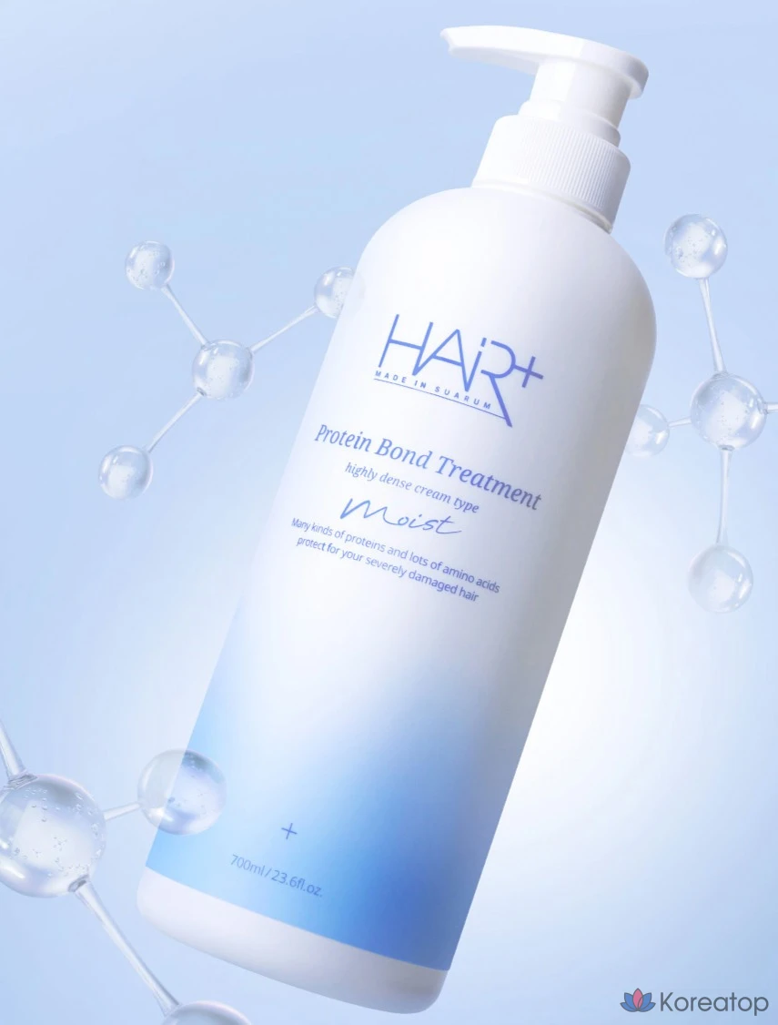 Увлажняющая маска для волос Hair Plus Protein Bond Moist Treatment с освежающим цитрусовым порошком, 700 мл, 1 шт.