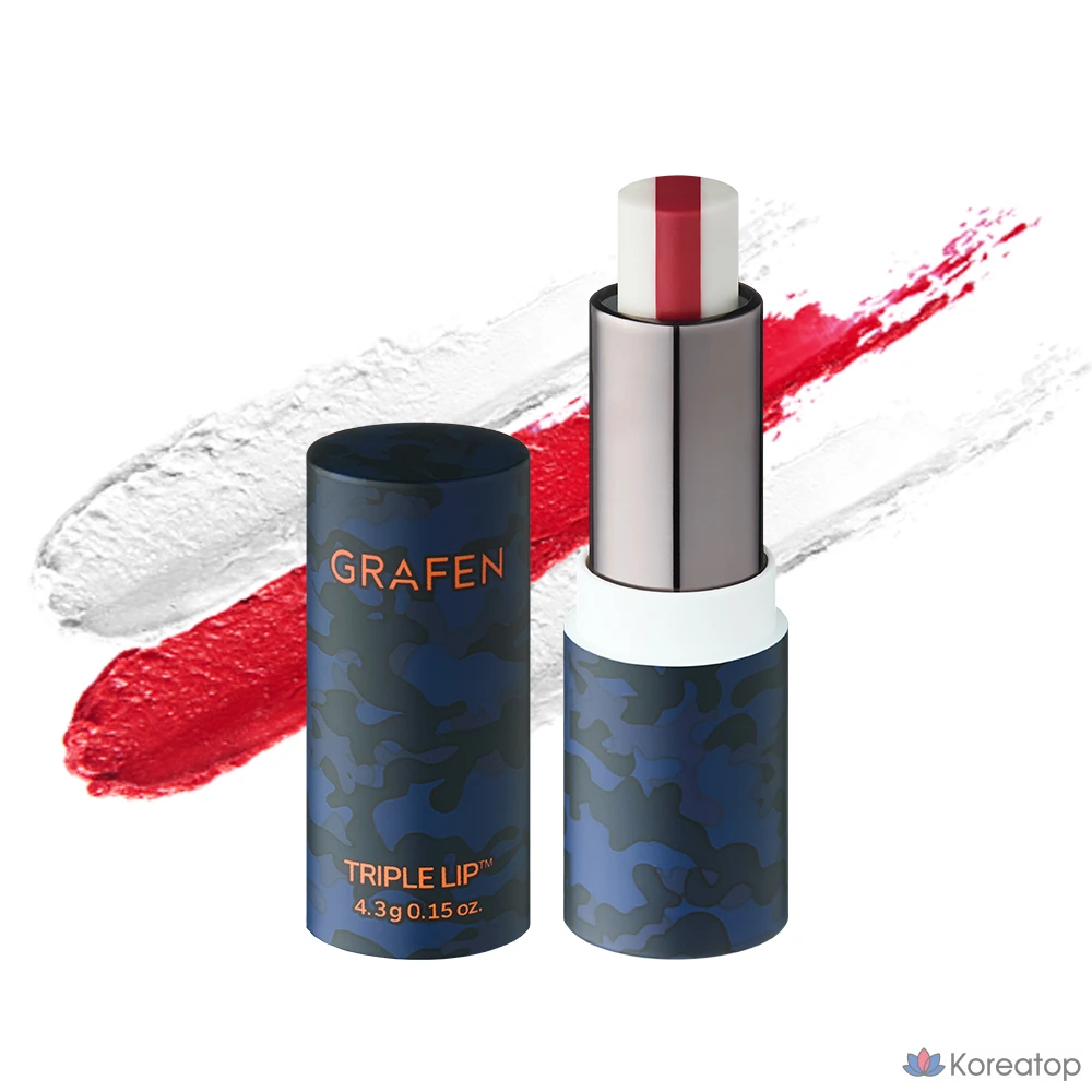 Мужской бальзам для губ GRAFEN Triple Lip, оттенок Handsome Lip, 1 шт.