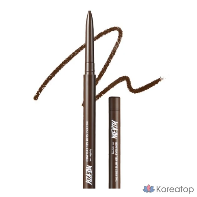 Гелевая подводка для глаз MERZY the First Slim Gel Eyeliner 0.05g, GS3 BRONZE OPAL Deep and Mood Bronze Opal, 1 шт.