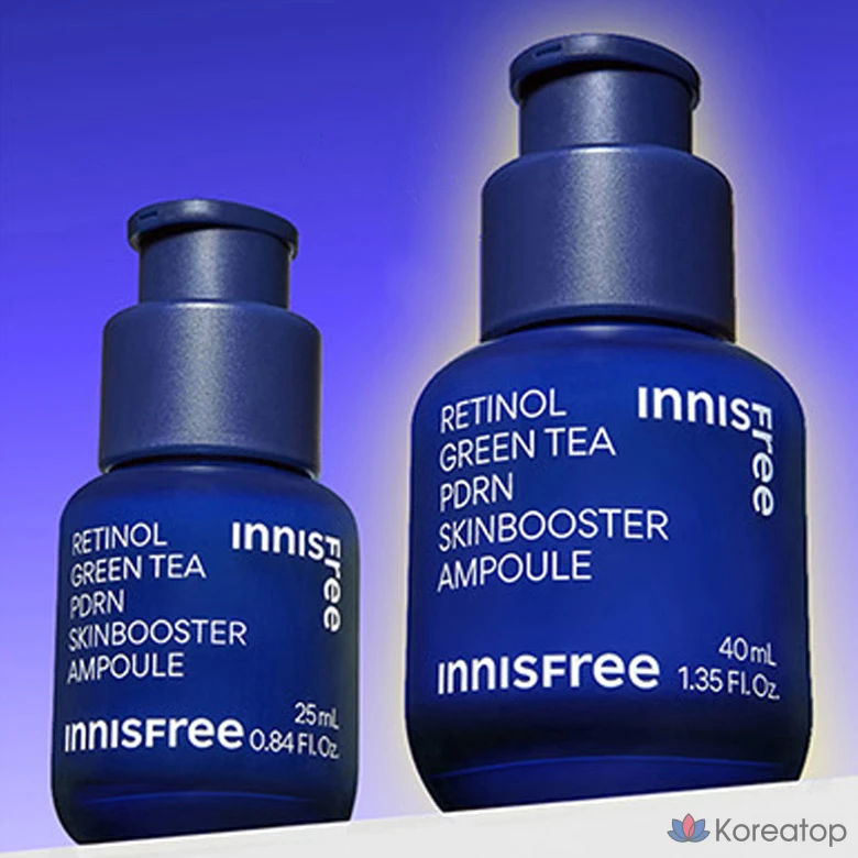 Ампула Innisfree Retinol Green Tea PDRN Skin Booster, 40 мл, 1 шт., фото 3