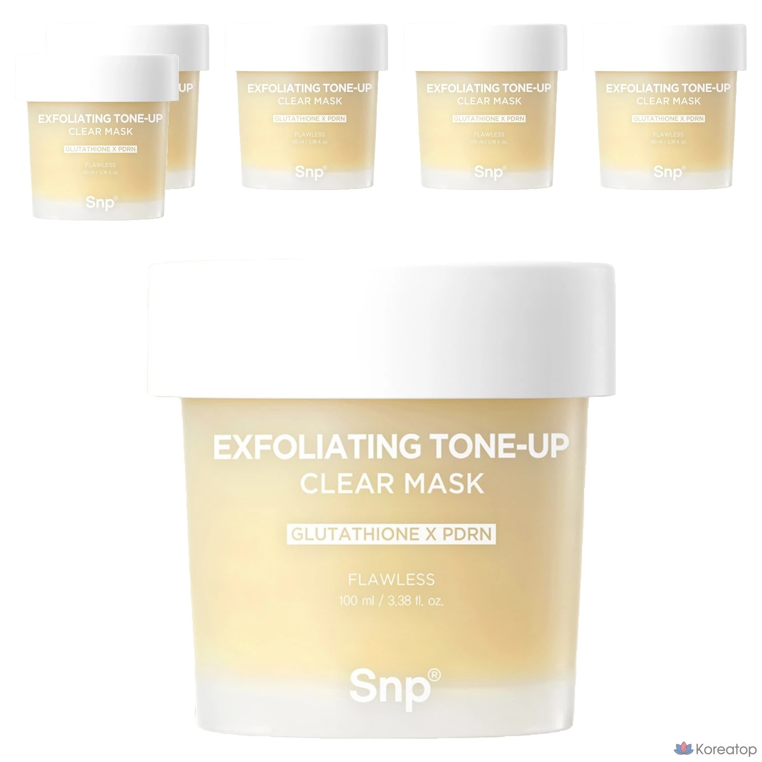 Маска для лица SNP Clear Tone Vitality Mask, 100 мл, 1 упаковка, 6 штук