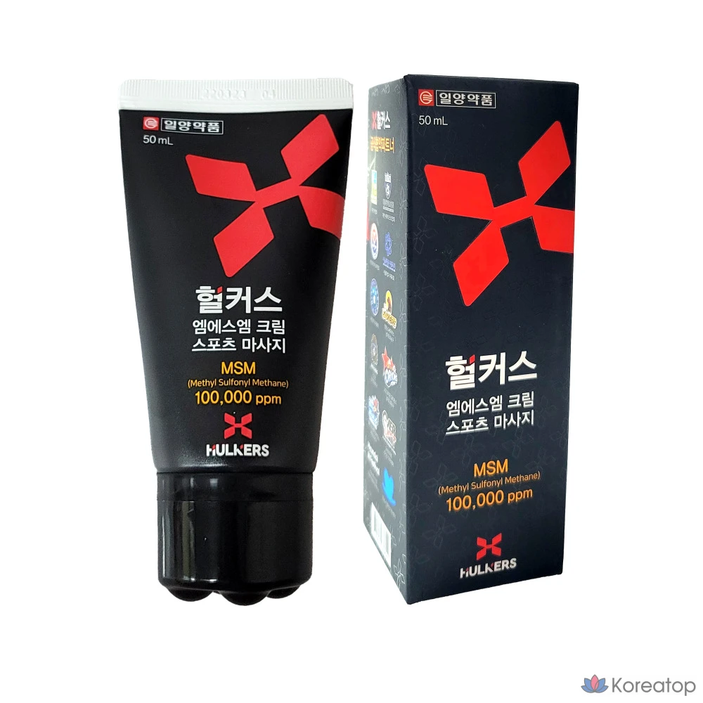 Массажный крем Il-Yang Pharmaceutical Hulkus MSM для спорта, 1 шт., 50 мл