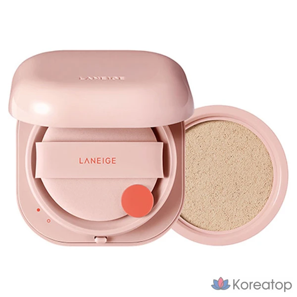 Тональный крем Laneige Neo Glow Cushion Foundation, основной продукт 15 г, сменный блок 15 г, оттенок 25N1 Tan, 1 шт.