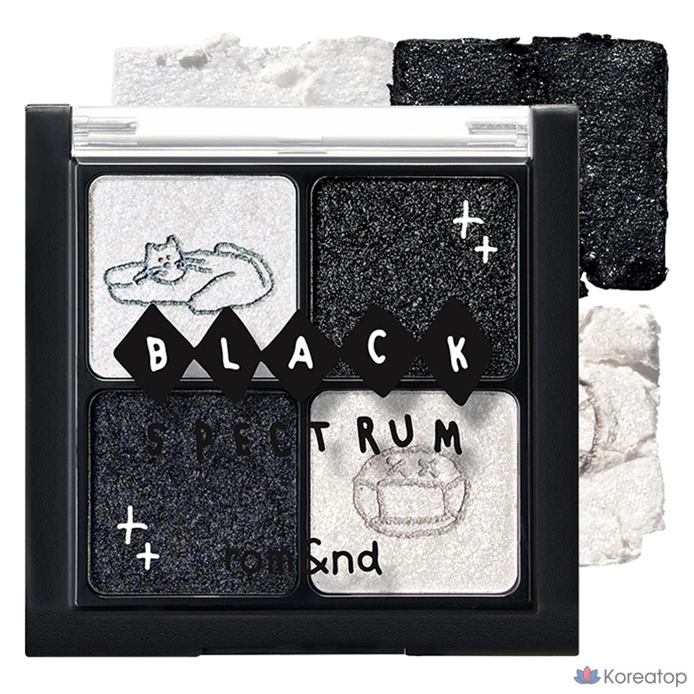 Палетка теней для век ROM&ND Inap Square Better Than Eyes, 6,1 г, B03 Glitz, 1 шт.