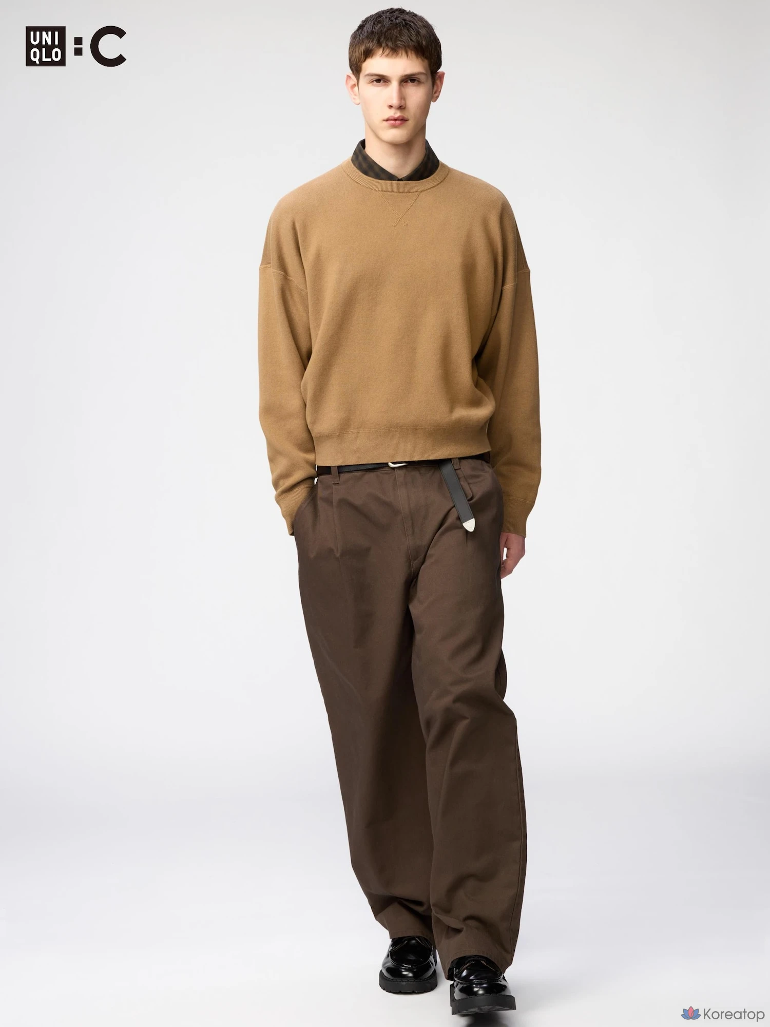 Свитер Uniqlo Smooth Cotton Crew Neck Sweater