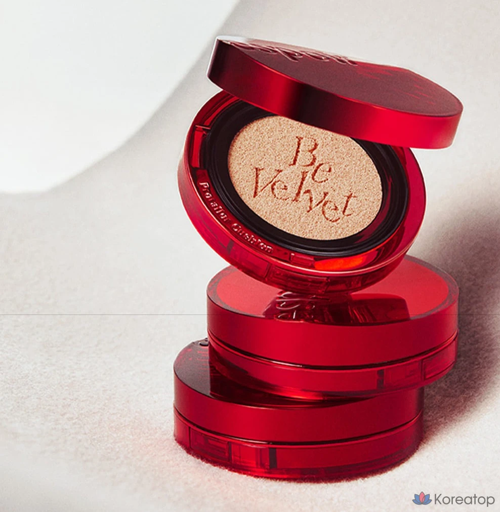 Сменный блок тонального крема Espoir Bevelvet Cover New Class Cushion Foundation, 13 г, № 20, ваниль, 1 шт., фото 9