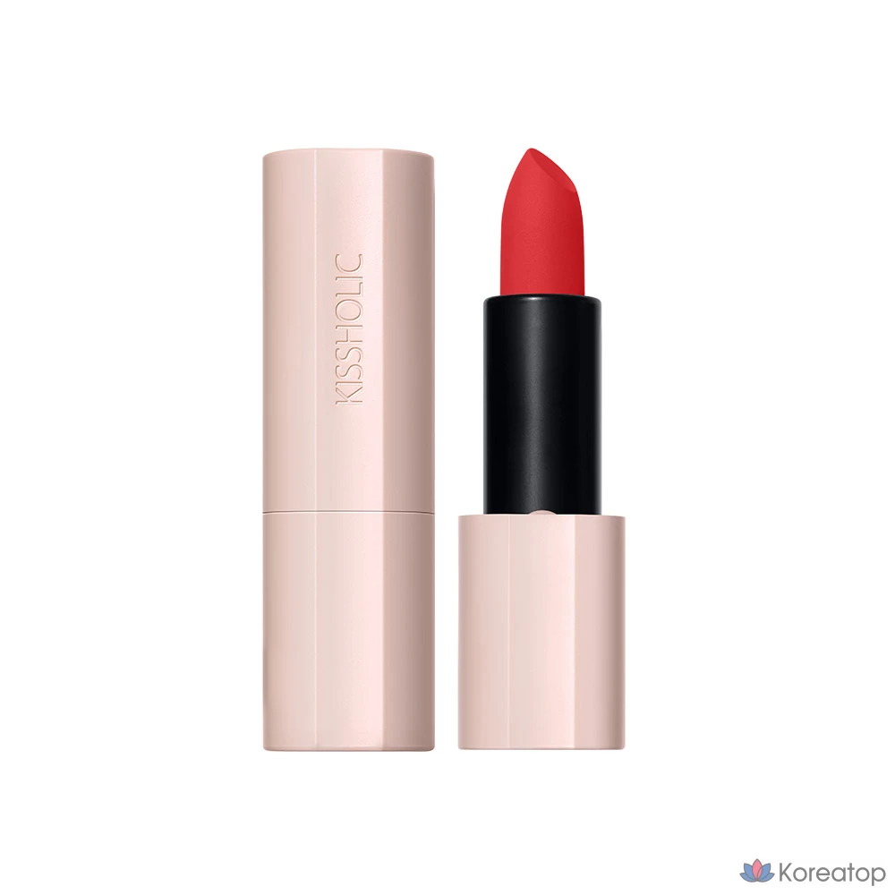 Матовая помада The Saem Kissholic, 3,5 г, 1 шт., RD07 Triple Red