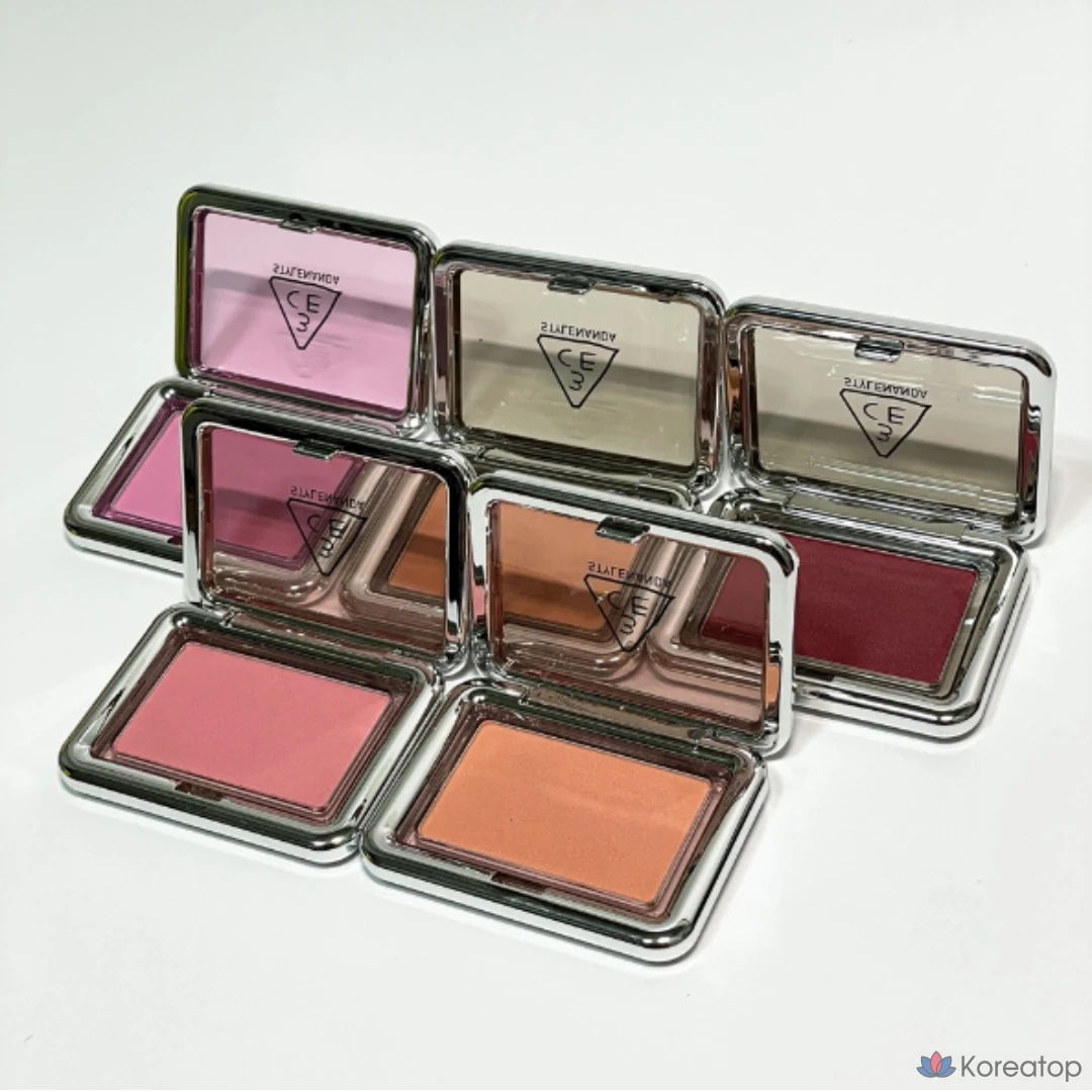3CE New Take Face Blusher, оттенок Youth Pink, 1 шт., фото 2