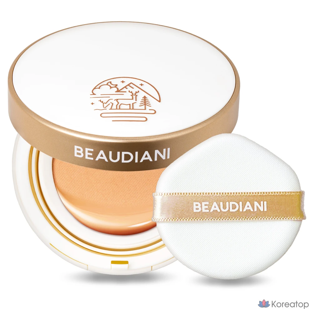 Тональный крем-кушон Beaudiani Mesh Glow Up 12 г, № 3, для глубокого покрытия на каждый день, 1 шт.