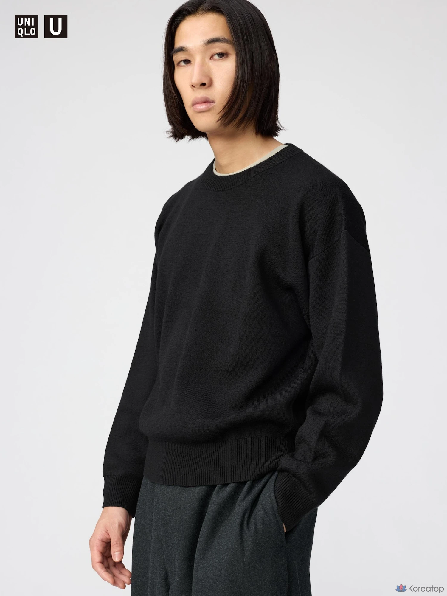 Свитер Uniqlo Double Face Crew Neck