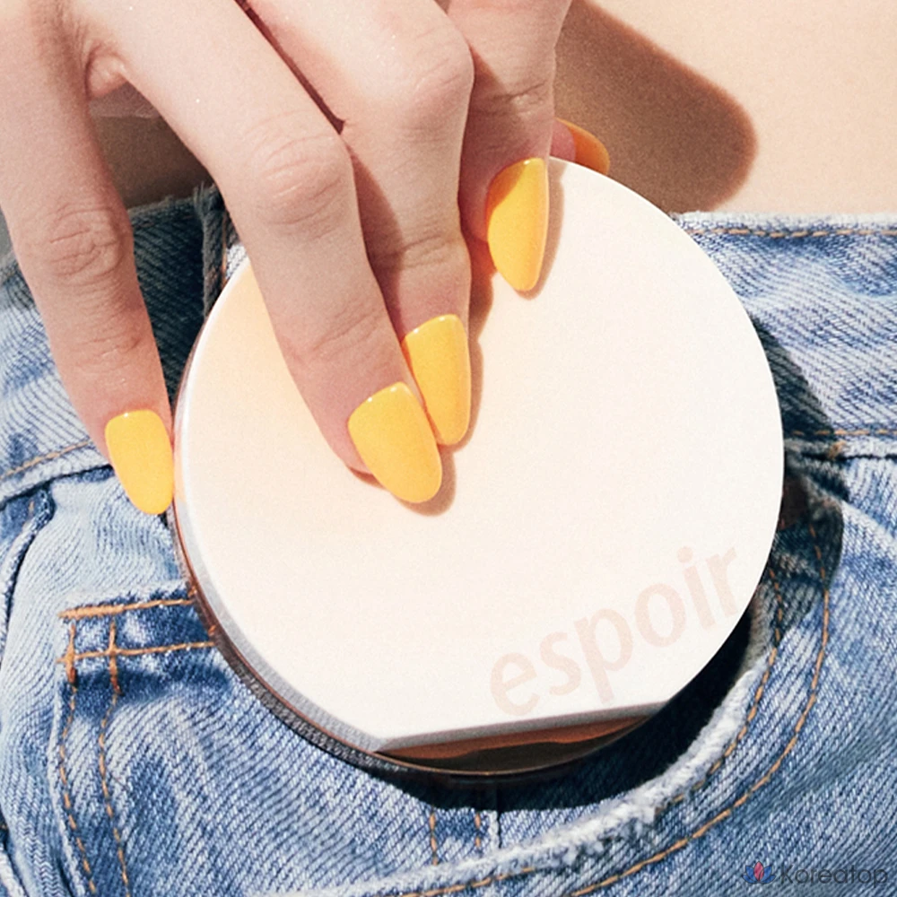 Тональный крем-кушон Espoir Biglow Volume Cushion Foundation, 13 г, SPF42 PA+++, 2 спонжа, 2 г тинта для губ, набор Gleeming Cali Edition, № 20 Vanilla, 2 набора., фото 7