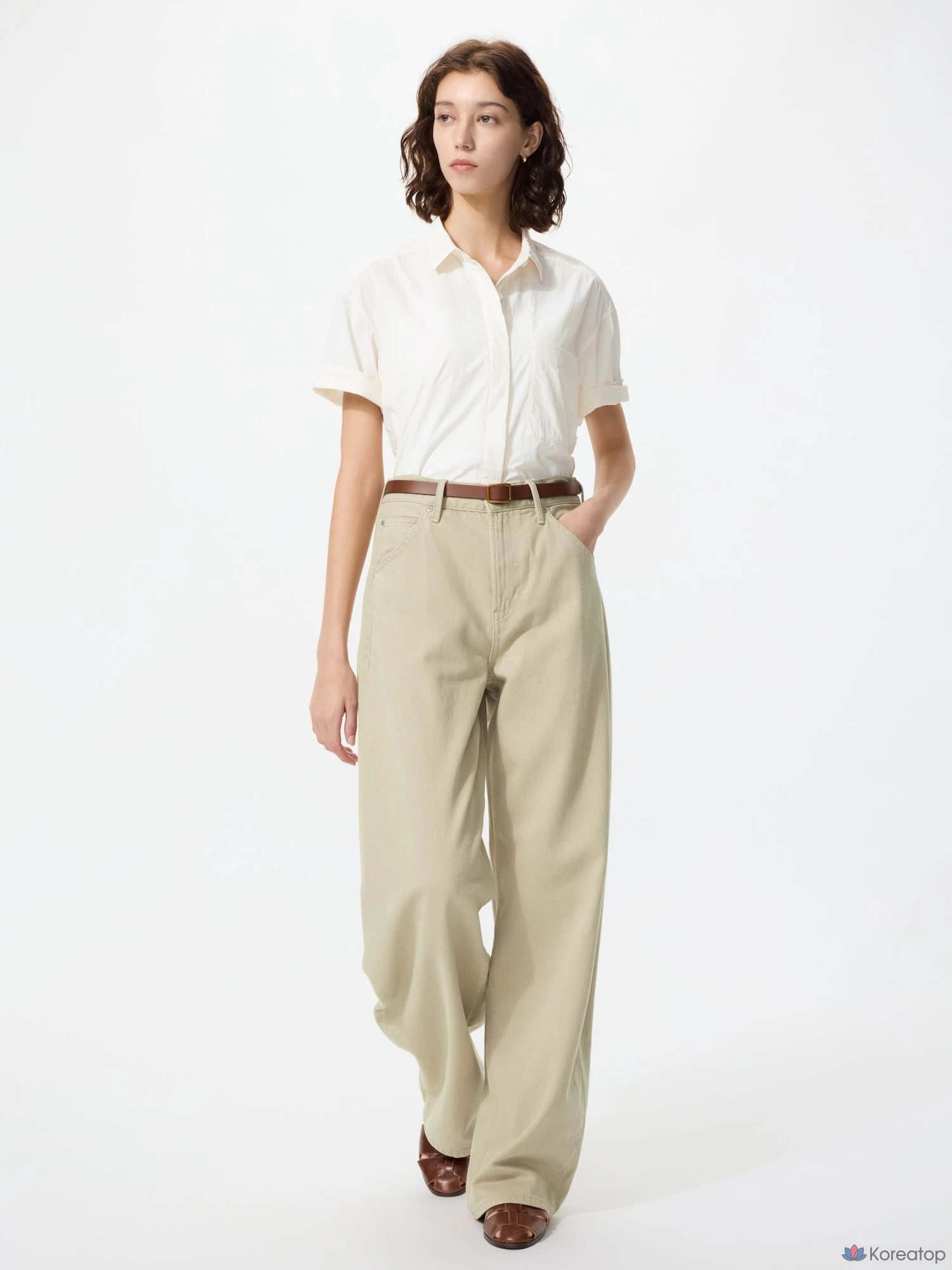 Джинсы Uniqlo Baggy Barrel Leg Jeans, длина 80 см, длинные