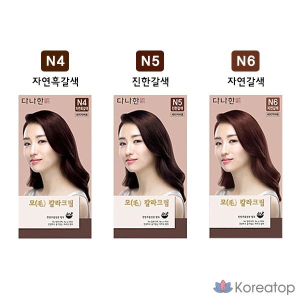 Краска для волос Danahan Mo Color Cream, 1-й тюбик 100 г, 2-й тюбик 100 г, N3 (черно-коричневый), 1 шт., фото 3