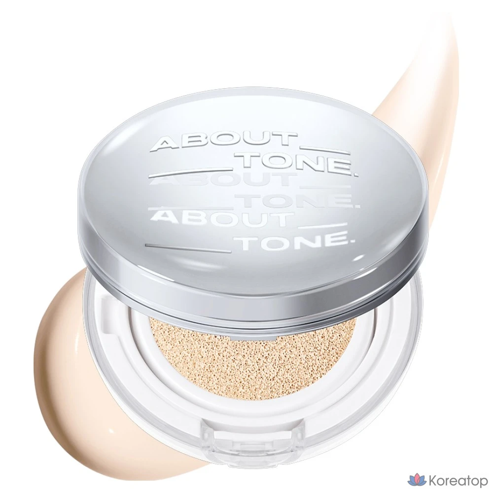 Тональный крем-кушон ABOUT TONE Skin Layer Fit Cushion Foundation, 13 г, оттенок 21 Warm Light, 1 шт.