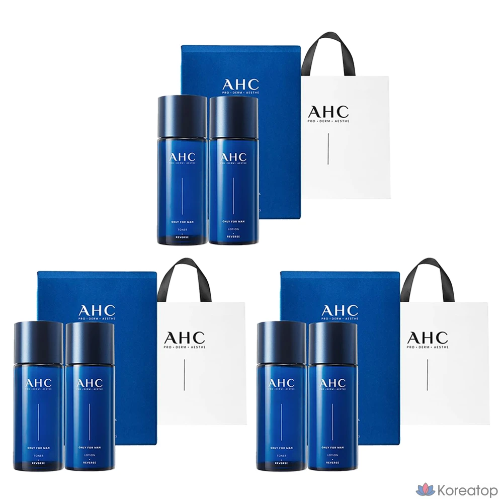 Набор средств по уходу за кожей AHC Only для мужчин, 2 предмета, 3 комплекта.