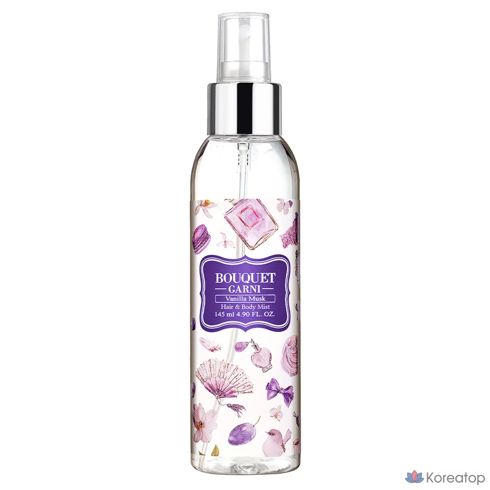 Ароматизированный спрей для волос и тела Bouquet Garni «Ваниль и мускус», 145 мл, 1 шт.