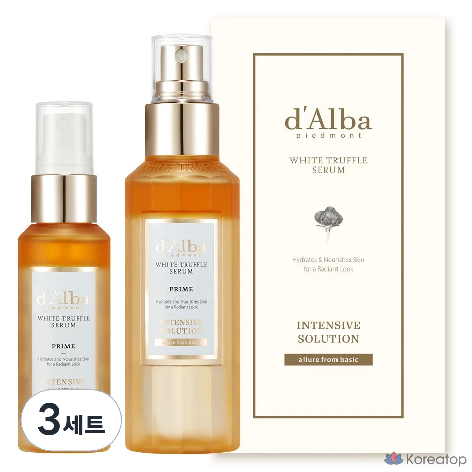 D'alba White Truffle Prime Intensive Serum 100 мл + 50 мл, 3 набора