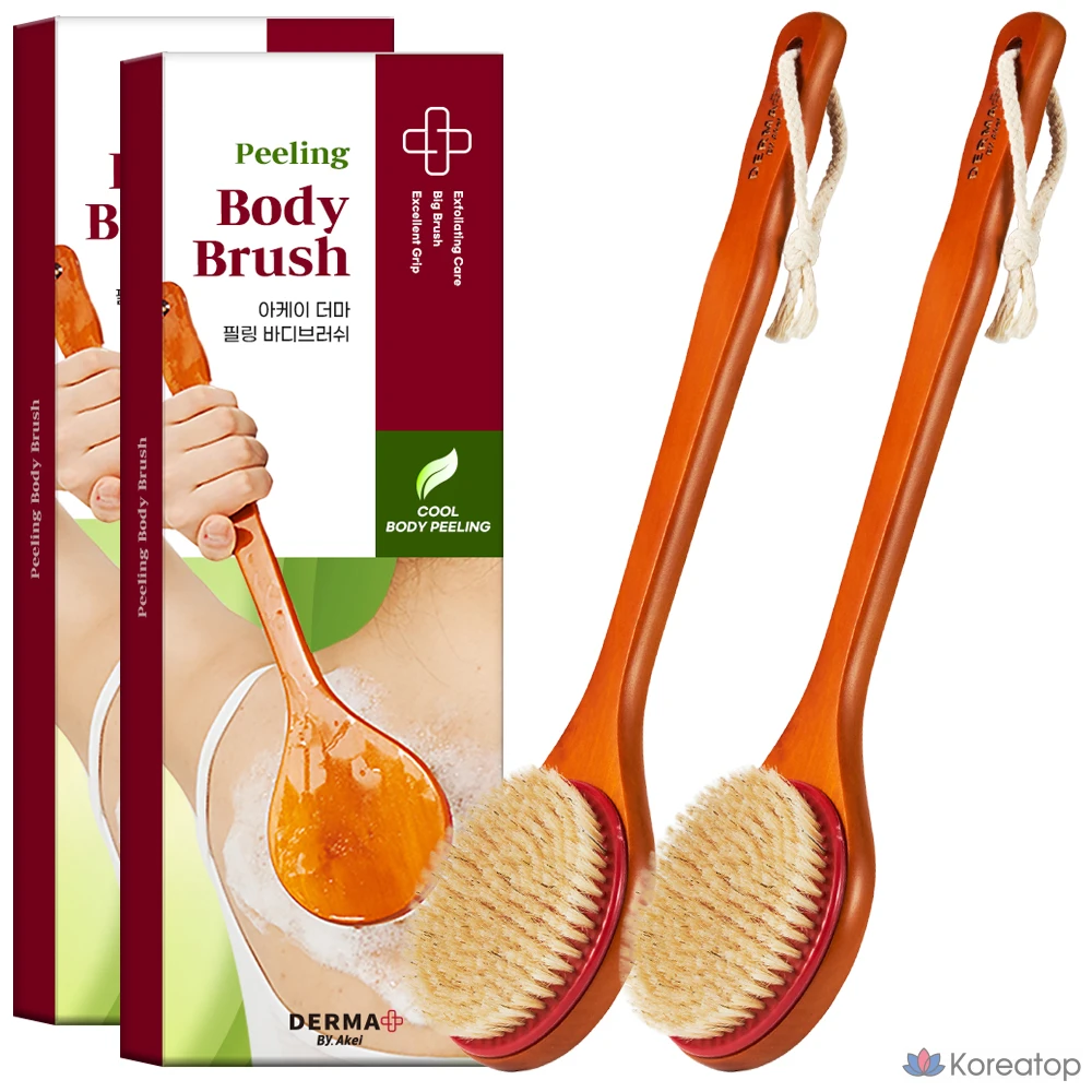 Щетка для пилинга от акне Akei Derma+, разные цвета, 1 шт., 2 шт.