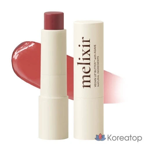 Бальзам для губ Melixir Lip Butter, оттенок 02 Nudy Rose, 3.9 г, 1 шт.