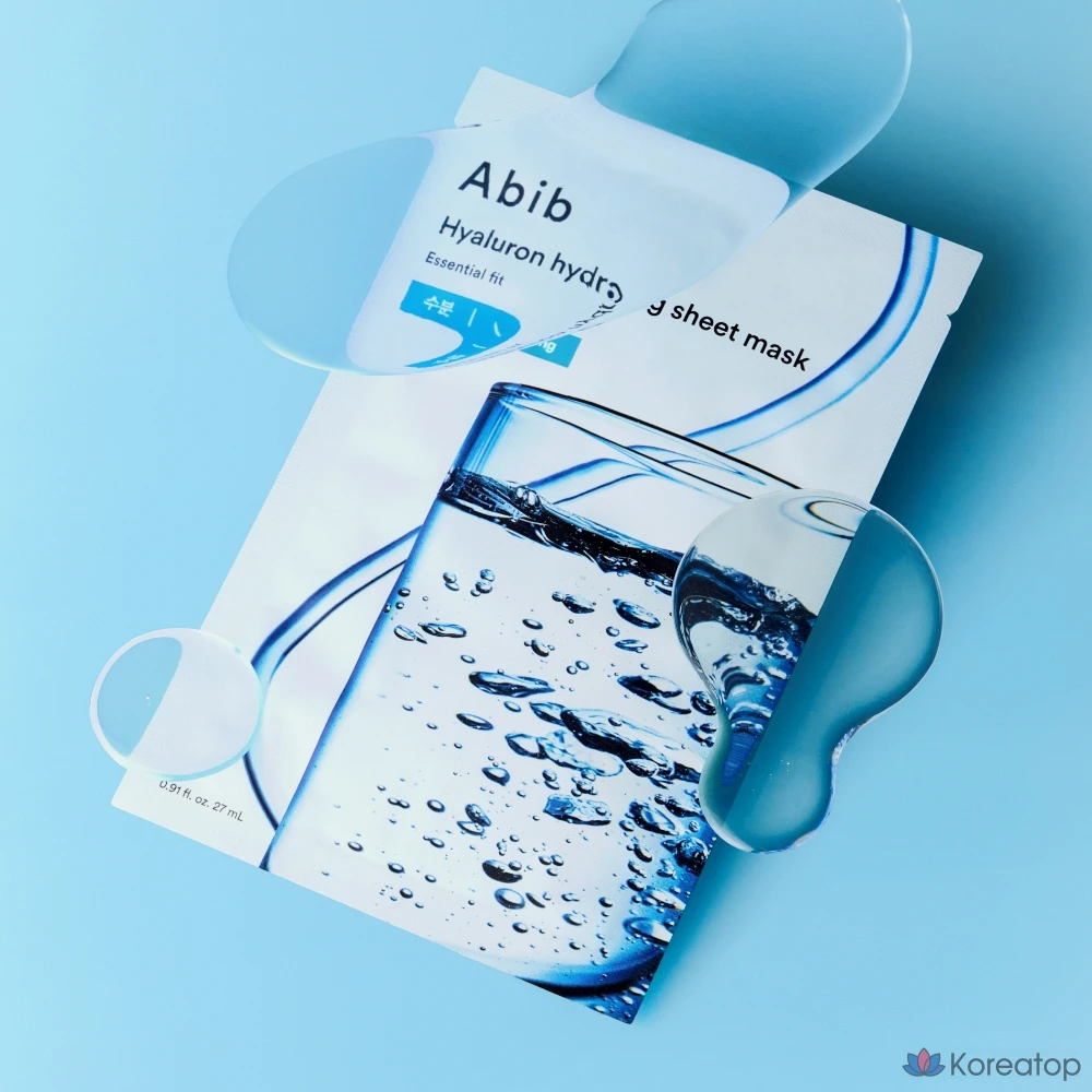 Увлажняющие тканевые маски Abib с гиалуроновой кислотой, набор Essential Fit, 10 штук, 2 упаковки., фото 3