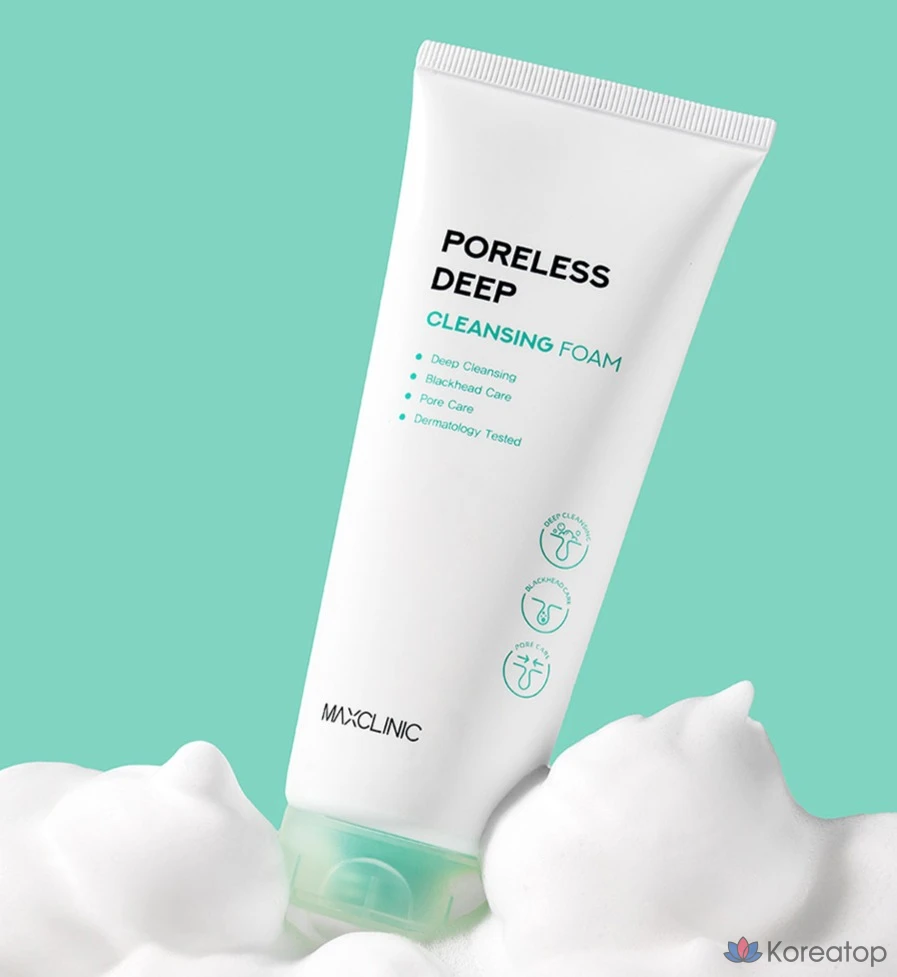 Пенка для глубокого очищения кожи MAXCLINIC Poreless, 150 г, 1 шт.
