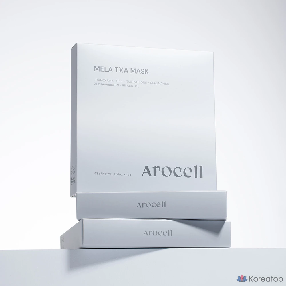 Маска от веснушек Arocell Mela TXA, 12 листов, упаковка из 12 штук., фото 2