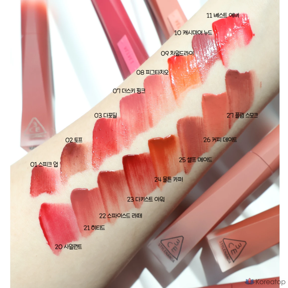 3CE Бархатный тинт для губ #ButterVelvetTint 3CE, 1 шт., 3CE Бархатный тинт для губ - Нарцисс, фото 7