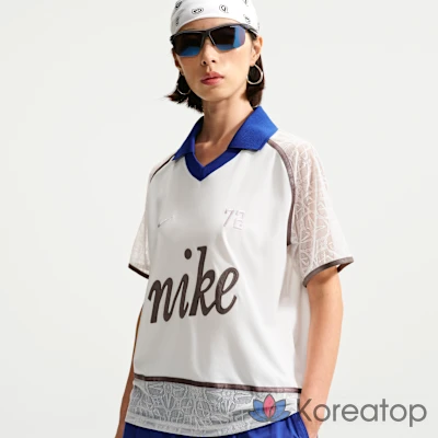Топ женский Nike Sportswear Lace Polo Jersey Top