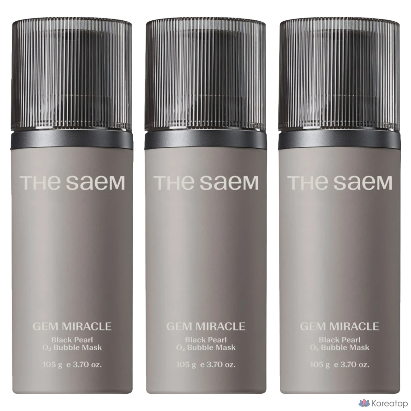 Пузырьковая маска для лица The Saem Gem Miracle Black Pearl O2, 1 упаковка, 3 упаковки