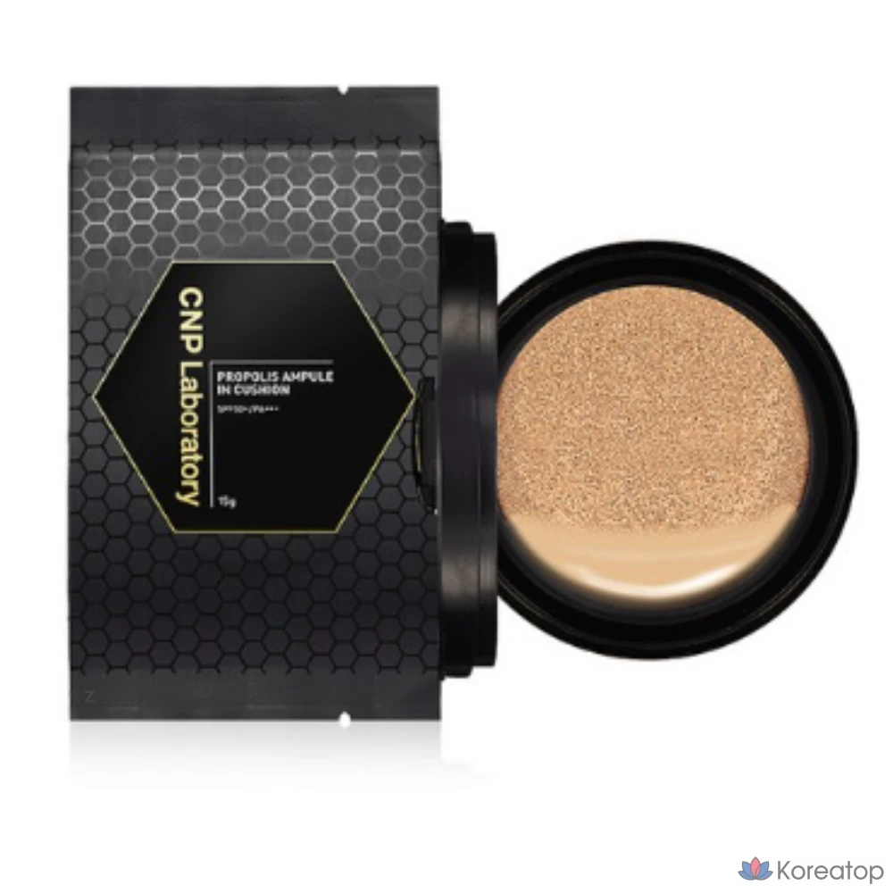 Сменный блок тонального крема CNP Cha & Park Propolis Ampoule In Cushion Foundation, 15 г, оттенок 23 Natural Beige, 1 шт.