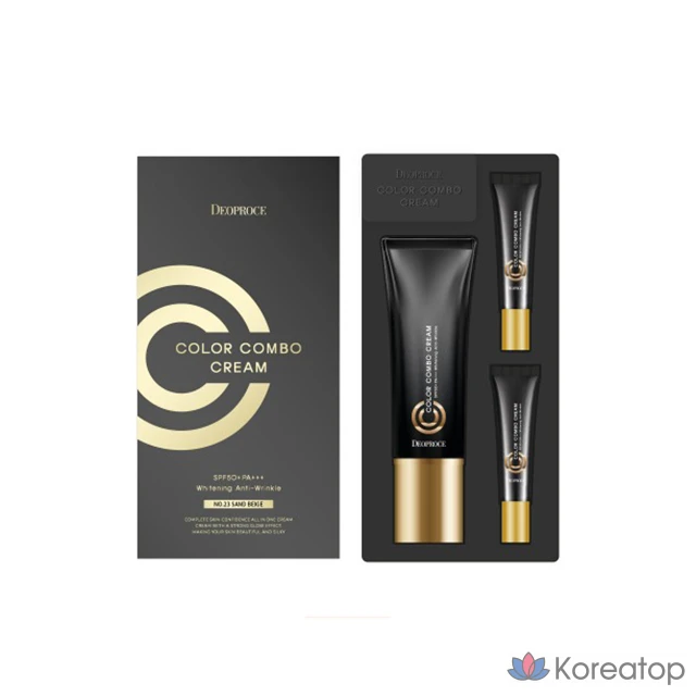 Крем-маска для лица Deoproce Color Combo Cream CC Cream, 40 г, № 21, 1 шт.