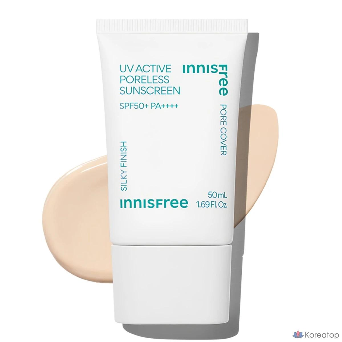 Солнцезащитный крем Innisfree UV Active Poreless Sunscreen SPF50+ PA++++, 50 мл, 1 шт.