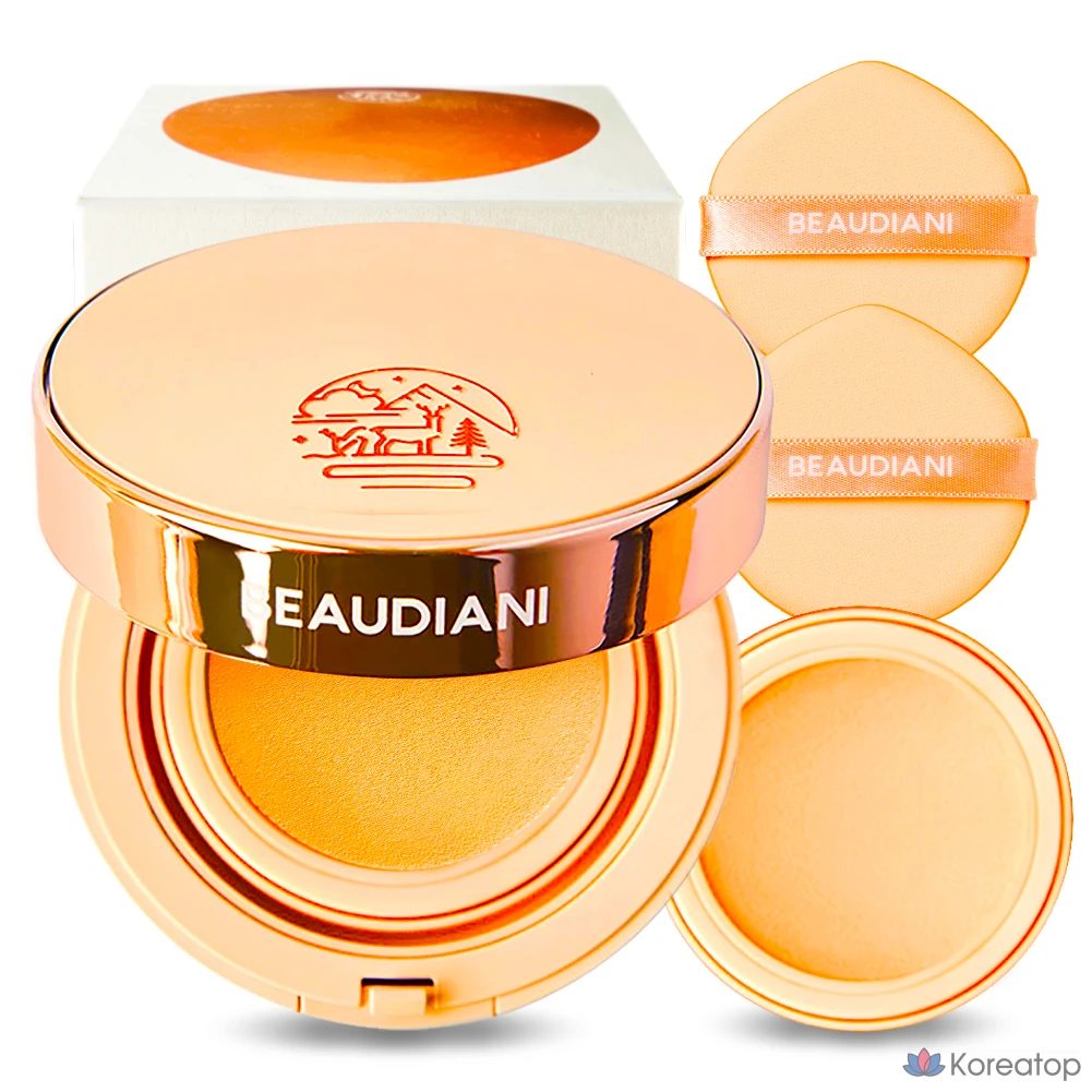 Набор Beaudiani Mesh Tight Up Cover Cushion (12 г) + сменный блок (12 г), Deep Cover Daily No. 3, 1 шт.