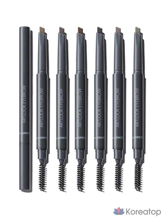 Корректор для бровей The Saem Artlook, 0,2 г, черно-серый, 1 шт.