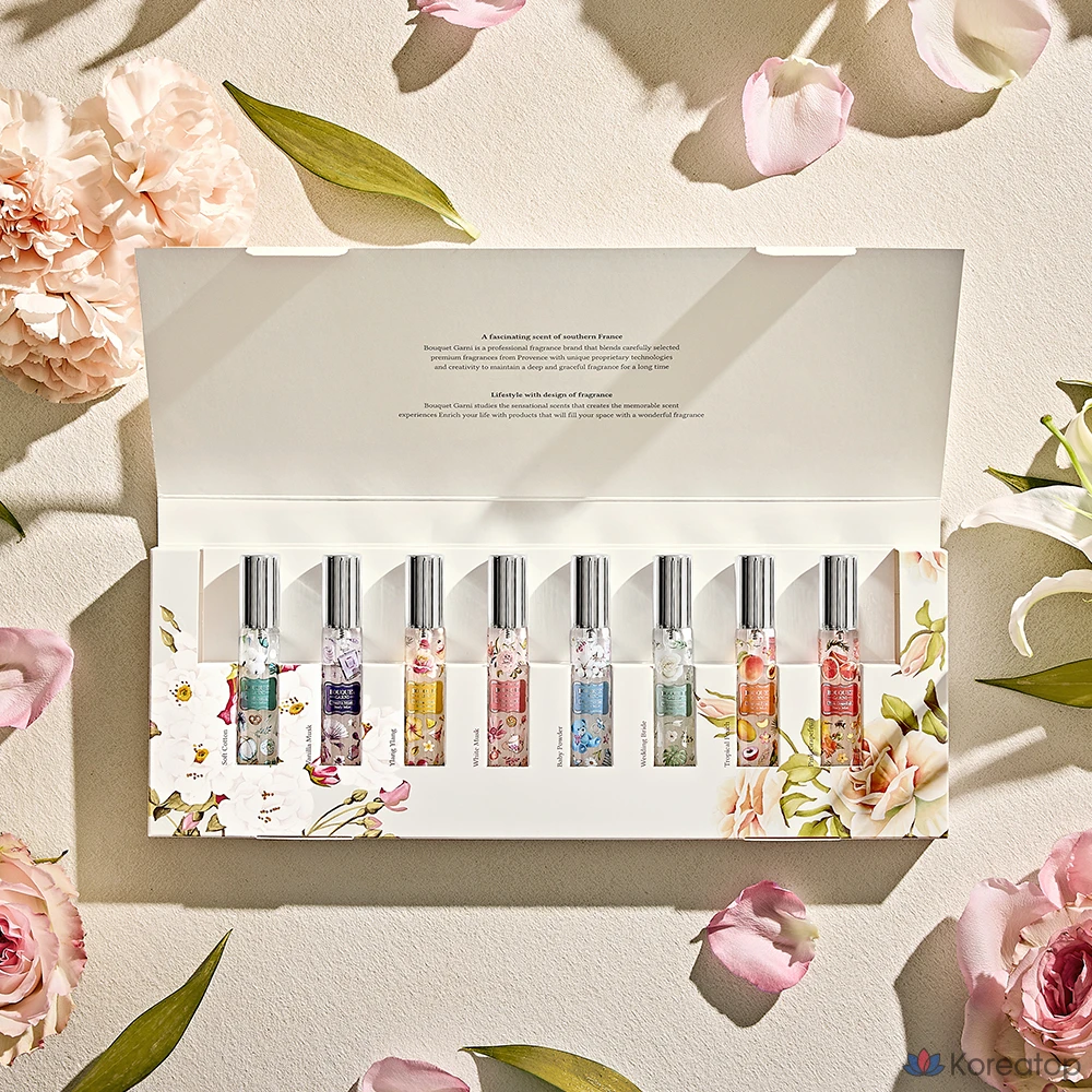 Набор из 8 парфюмерных спреев для тела Bouquet Garni Perfume Discovery Body Mist, 120 мл, 4 комплекта., фото 3