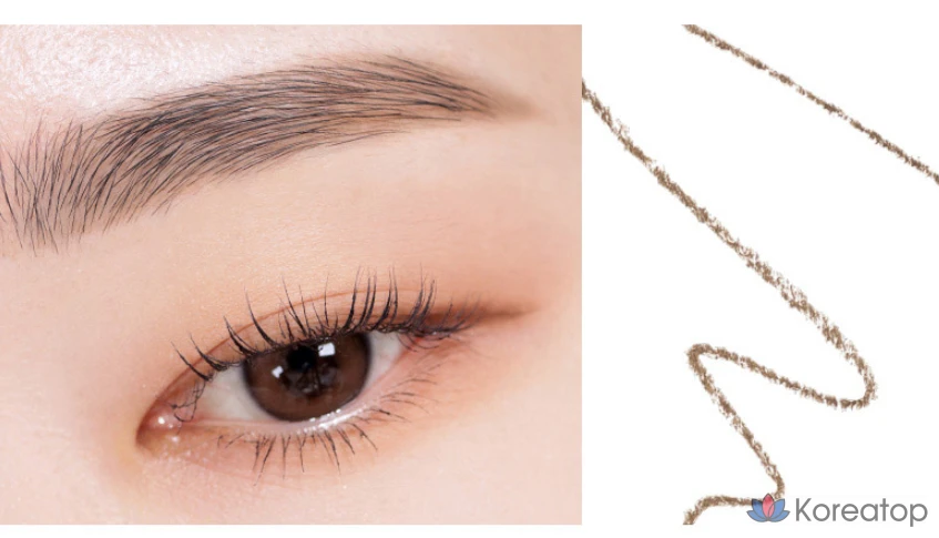 Карандаш для бровей MERZY the Skinny Embo, 0,07 г, цвет SB4, молочно-коричневый, 1 шт., фото 2