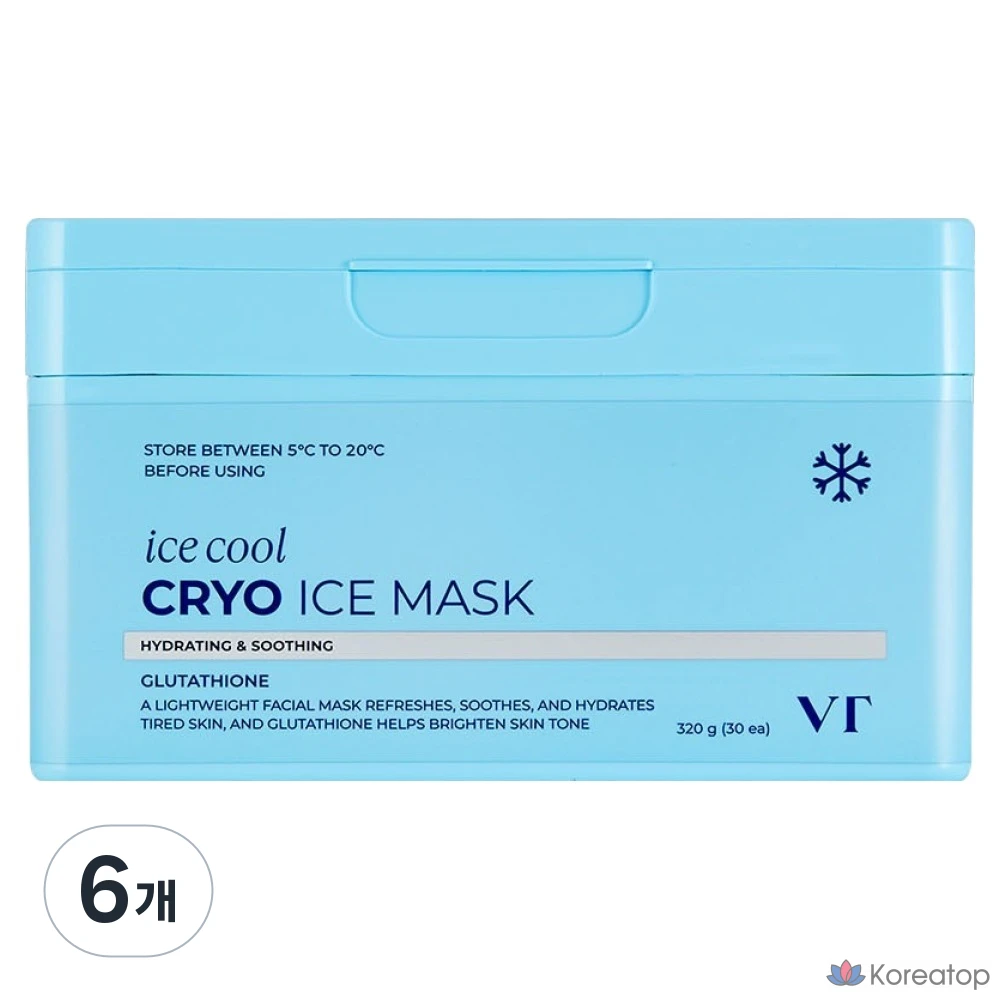 Криомаски VT Cosmetic, 6 шт., упаковка из 30 штук.