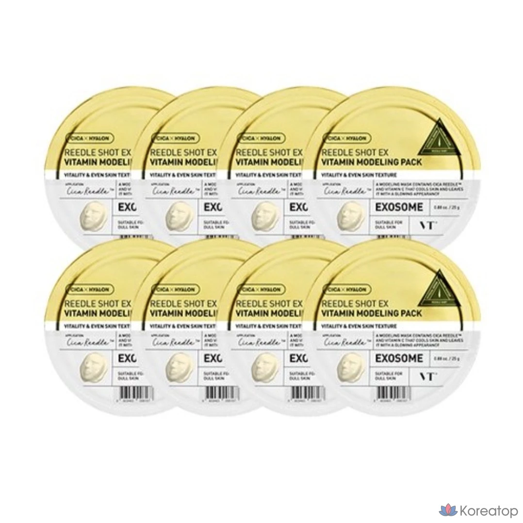 VT Cosmetics Riddle Shot EX Vitamin Modeling Pack, 1 упаковка, 8 штук