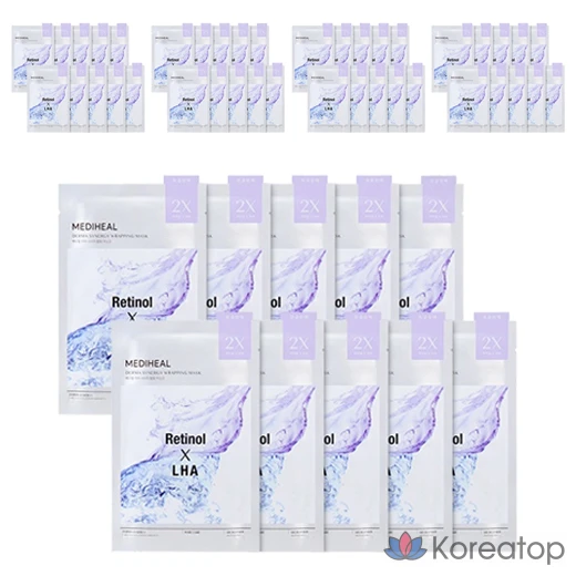 Обертывающая маска Medihill Derma Synergy для придания эластичности порам, 10 штук, 5 штук