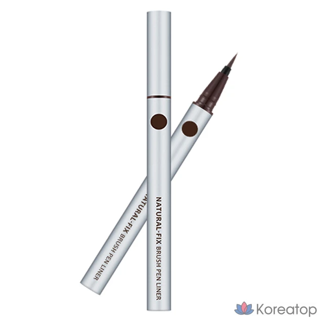 Подводка для глаз Missha Natural Fix Brush Pen, 0,6 г, коричневая, 1 шт.