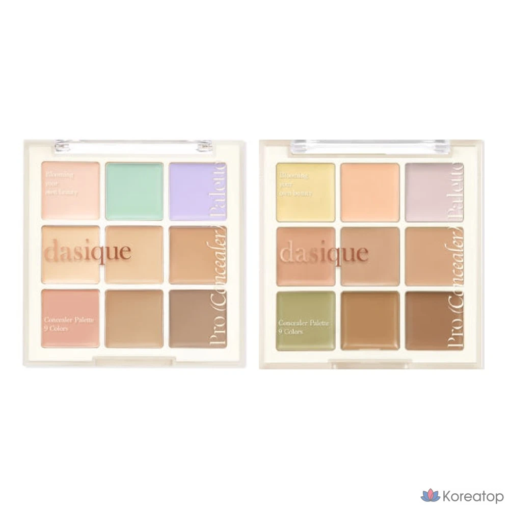 Палетка консилеров Dasique Pro, 9 г, средняя степень покрытия, 1 шт.