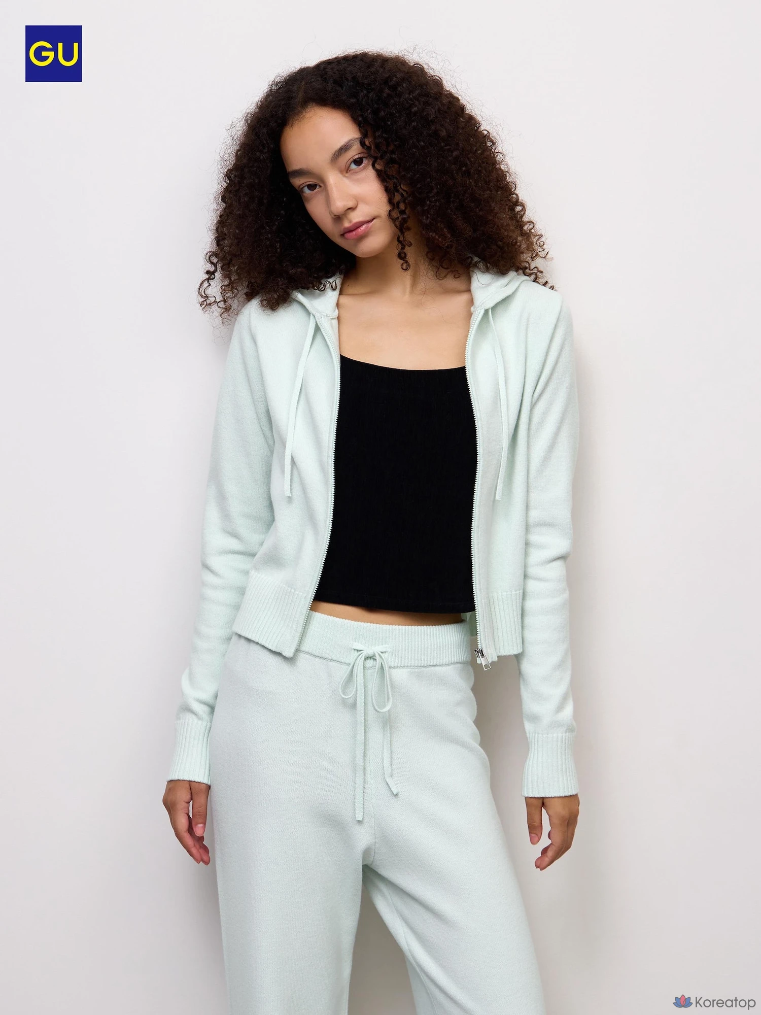 Худи на молнии Uniqlo Knit Full Zip Hoodie
