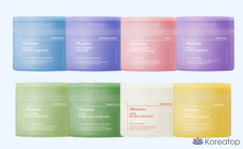 Тонизирующие подушечки для лица JM Solution Vita Duo Whitening Toner Pad, 170 мл, 100 листов, 1 шт.