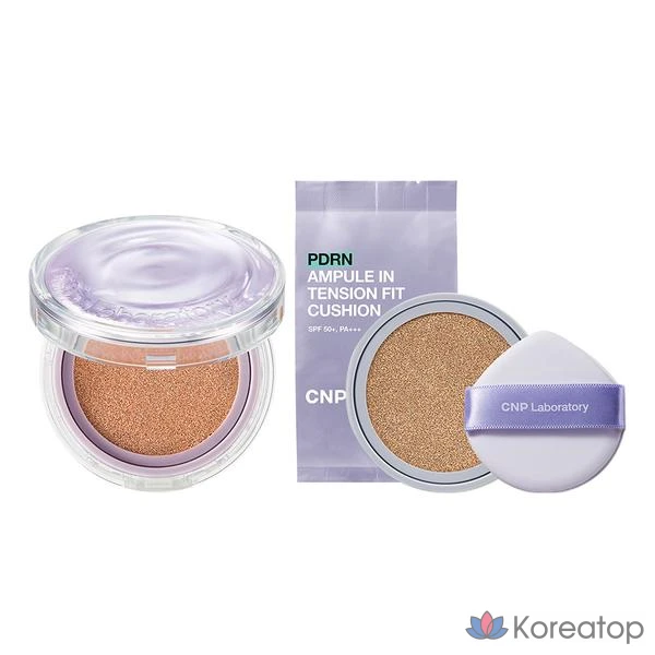 Cha & Park PDRN Ampoule Intension Fit Cushion 15 г (основной блок + сменный блок), 1 шт., № 23