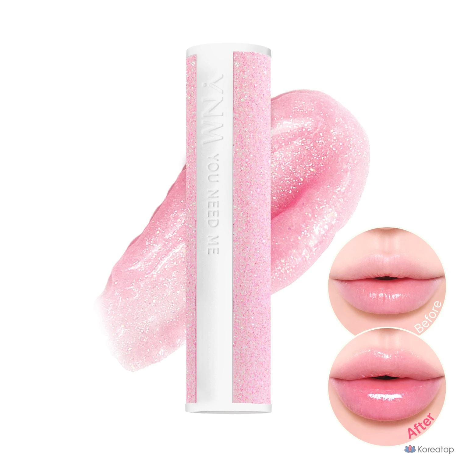 YNM Ultimate Lip Plumper, 1 шт., 3 г, 01 Pink Sparkle