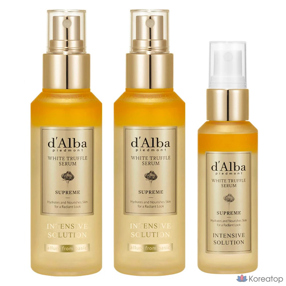 Интенсивная сыворотка D'alba White Truffle Supreme, 100 мл (2 шт.), 50 мл (1 шт.)