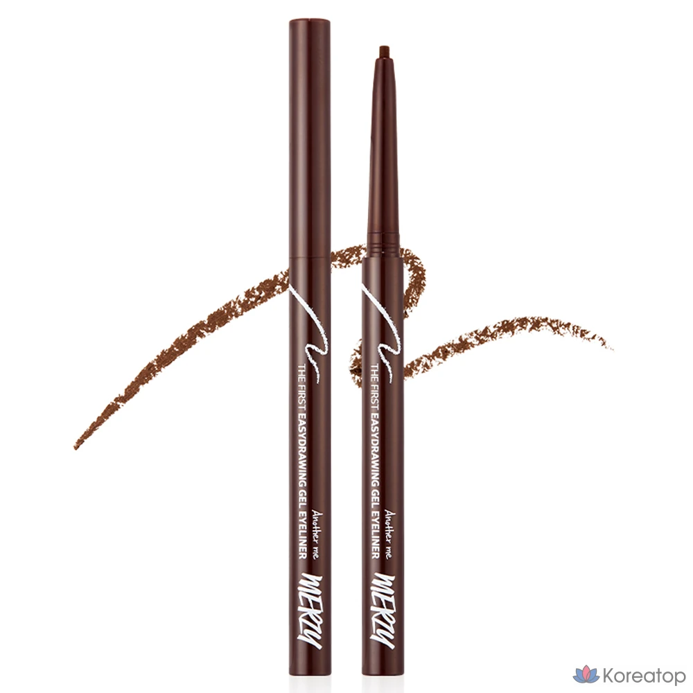 Гелевая подводка для глаз MERZY the First Easy Drawing Gel Eyeliner, 0.14g, EG3, бордовый, 1 шт.