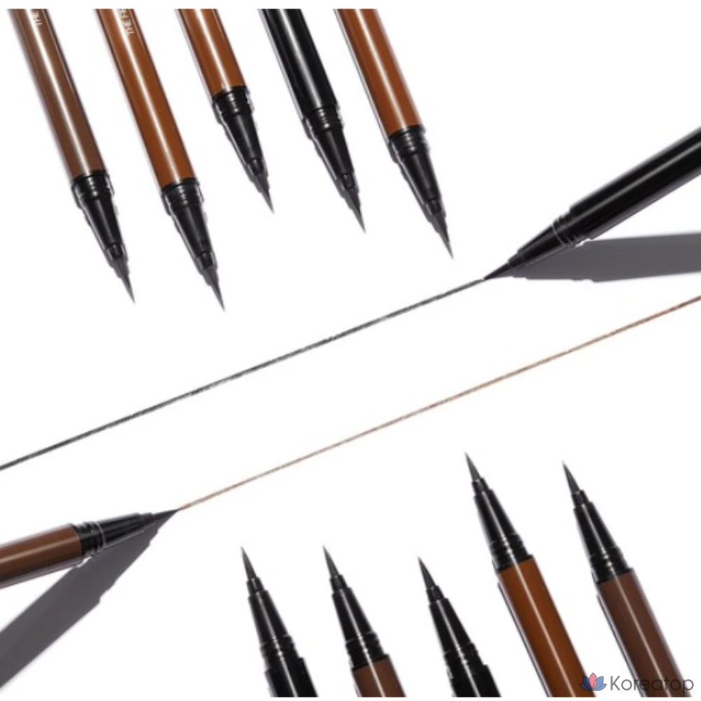 Подводка для глаз MERZY the First Pen Eyeliner 0.5g, цвет Coffee Burn (светло-коричневый), 1 шт.